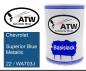 Preview: Chevrolet, Superior Blue Metallic, 22 / WA703J: 500ml Lackdose, von ATW Autoteile West.